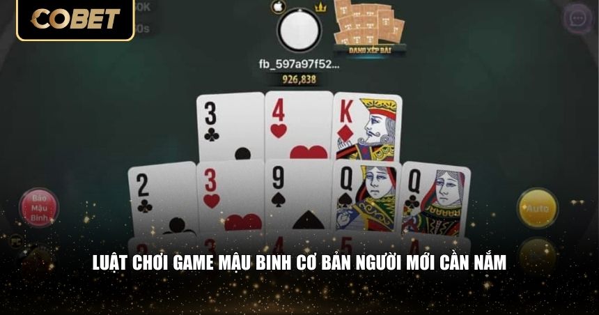 Luật chơi game mậu binh cơ bản người mới cần nắm